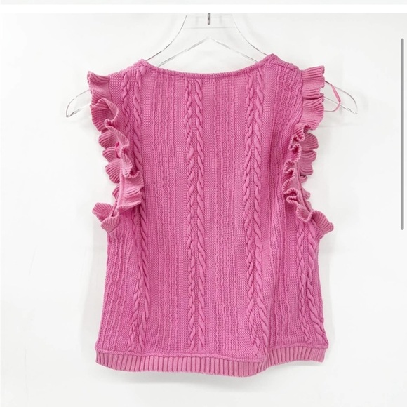 ZARA Knit Tank Top L Pink - Picture 3 of 5